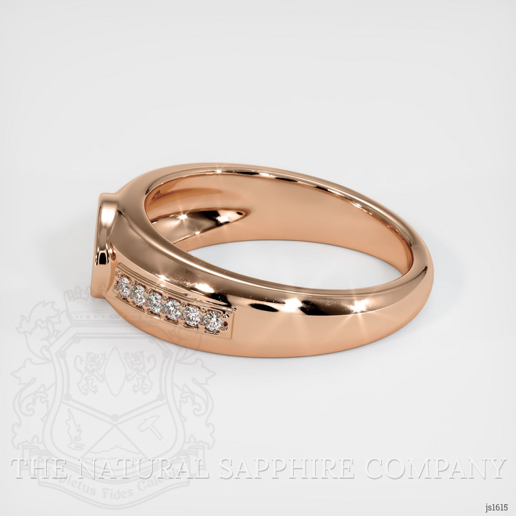 18K Rose Gold Men's Ring Setting