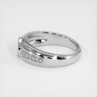 14K White Gold Men's Ring Setting Image