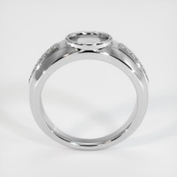 14K White Gold Men's Ring Setting Image