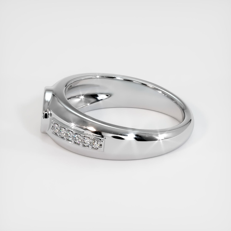 18K White Gold Men's Ring Setting