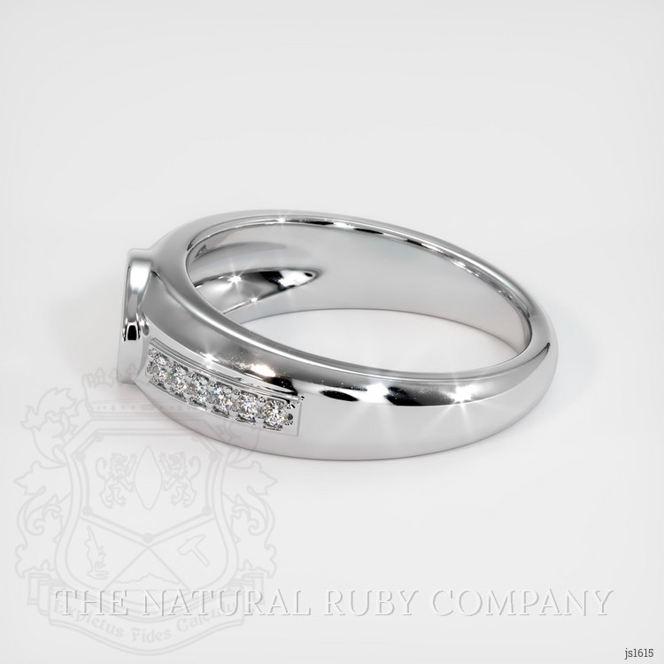 18K White Gold Men's Ring Setting