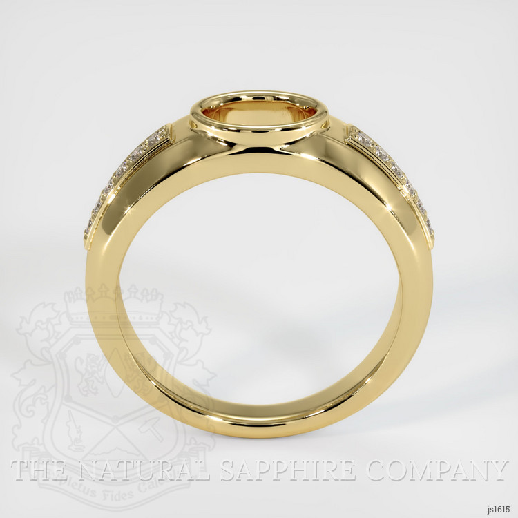 10K Yellow Gold Men's Ring Setting