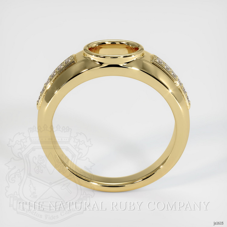 10K Yellow Gold Men's Ring Setting