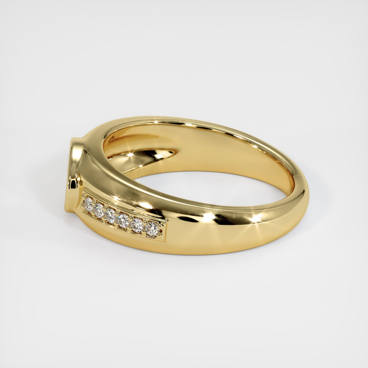 14K Yellow Gold Men's Ring Setting