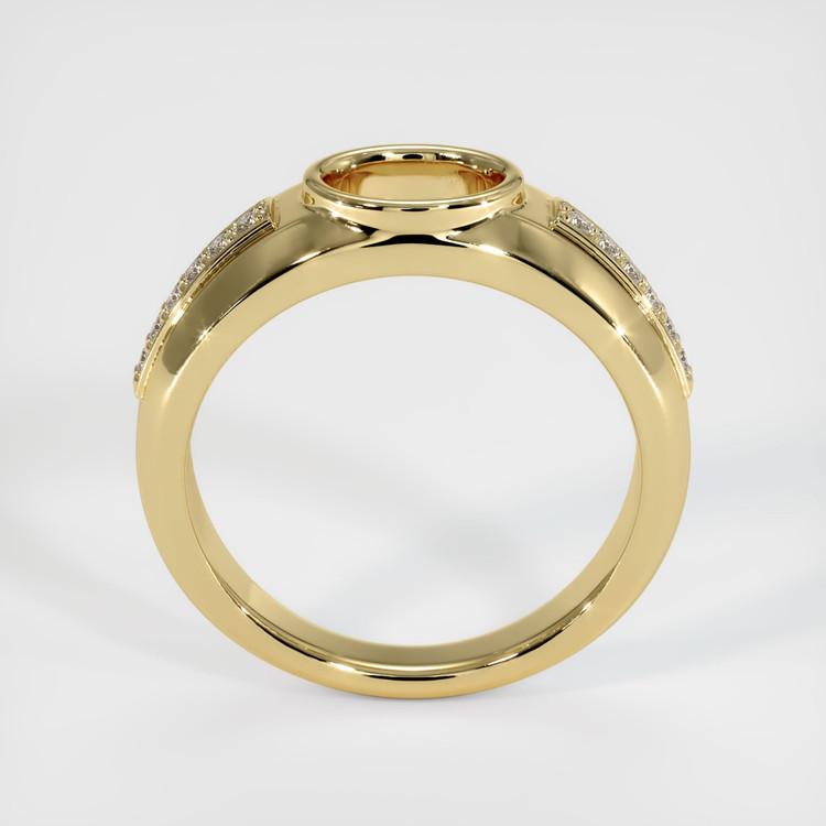 14K Yellow Gold Men's Ring Setting