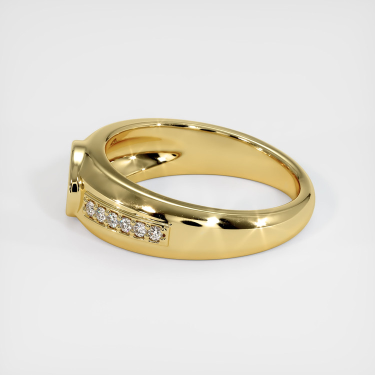 18K Yellow Gold Men's Ring Setting