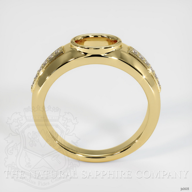 18K Yellow Gold Men's Ring Setting