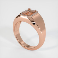 14K Rose Gold Men's Ring Setting Video