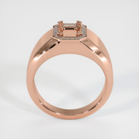 14K Rose Gold Men's Ring Setting Image