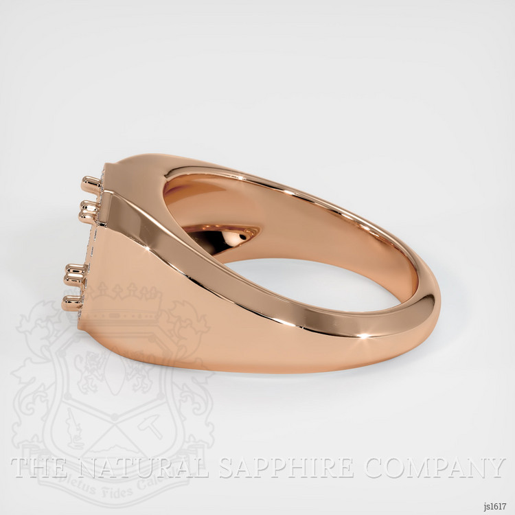 18K Rose Gold Men's Ring Setting