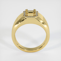 18K Yellow Gold Men's Ring Setting Image