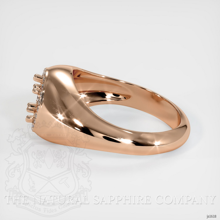 18K Rose Gold Men's Ring Setting