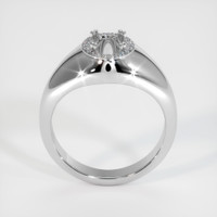 10K White Gold Men's Ring Setting Image