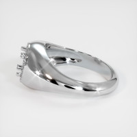 18K White Gold Men's Ring Setting Image