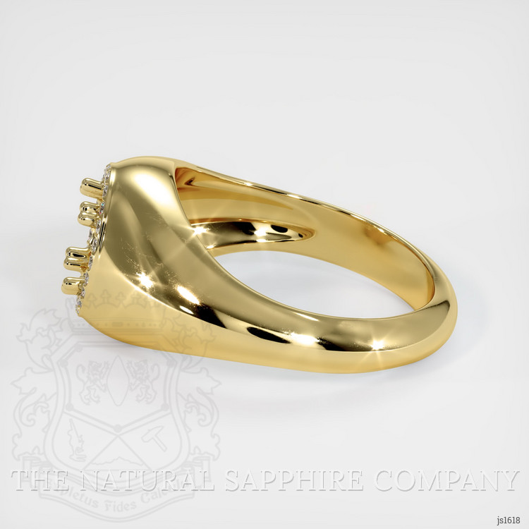 18K Yellow Gold Men's Ring Setting