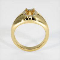 18K Yellow Gold Men's Ring Setting Image