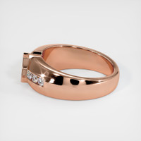 14K Rose Gold Men's Ring Setting Image