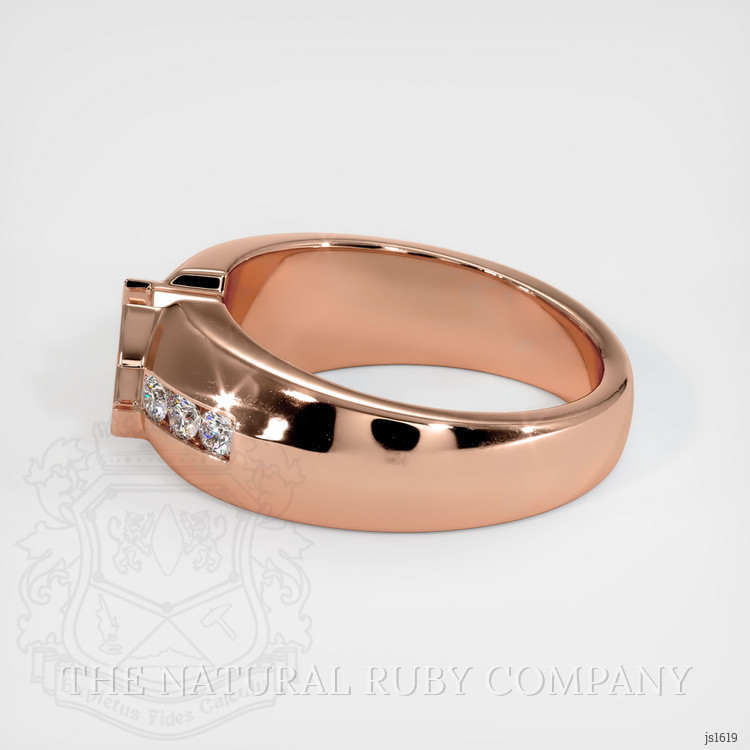 14K Rose Gold Men's Ring Setting