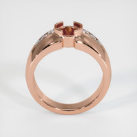 14K Rose Gold Men's Ring Setting Image