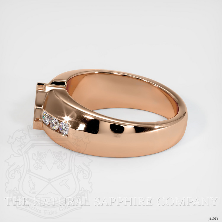 18K Rose Gold Men's Ring Setting