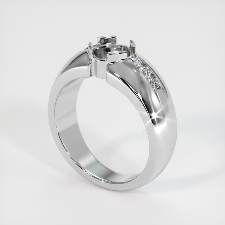 Silver Men's Ring Setting
