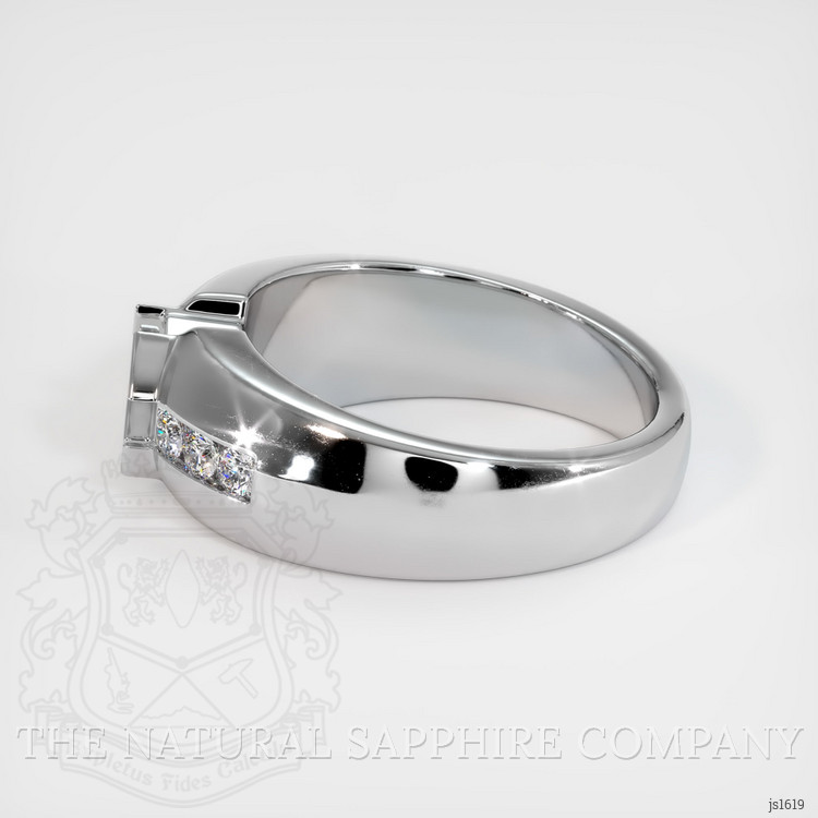 10K White Gold Men's Ring Setting