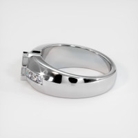 14K White Gold Men's Ring Setting Image