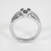 18K White Gold Men's Ring Setting Image