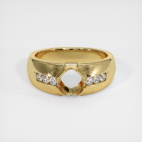 14K Yellow Gold Men's Ring Setting Image