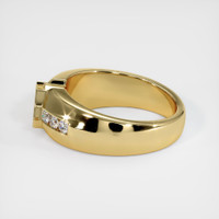 14K Yellow Gold Men's Ring Setting Image