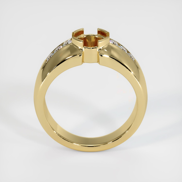 14K Yellow Gold Men's Ring Setting