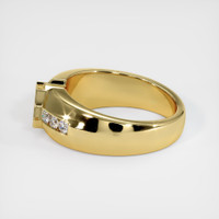 18K Yellow Gold Men's Ring Setting Image