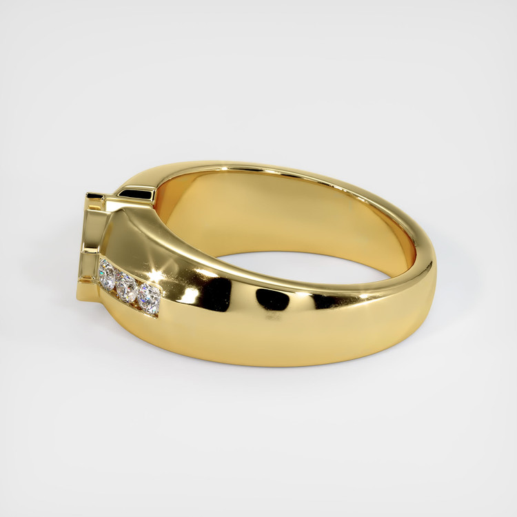18K Yellow Gold Men's Ring Setting