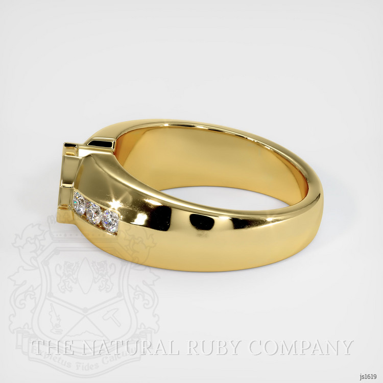 18K Yellow Gold Men's Ring Setting
