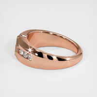 14K Rose Gold Men's Ring Setting Image