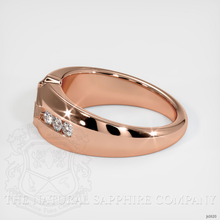 14K Rose Gold Men's Ring Setting