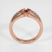 14K Rose Gold Men's Ring Setting Image