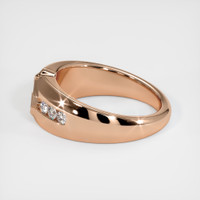 18K Rose Gold Men's Ring Setting Image