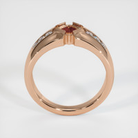 18K Rose Gold Men's Ring Setting Image