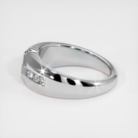 10K White Gold Men's Ring Setting Image