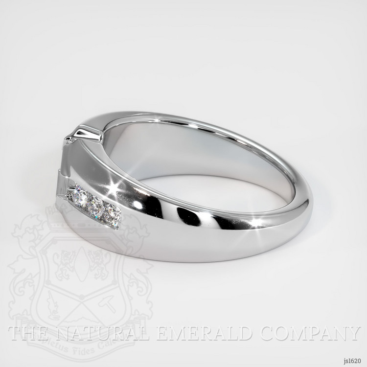 18K White Gold Men's Ring Setting