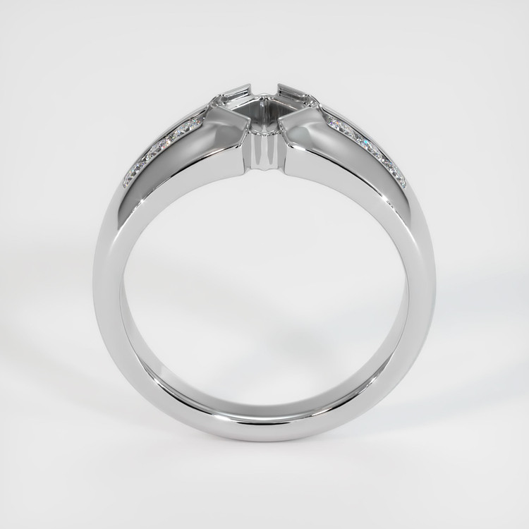 18K White Gold Men's Ring Setting