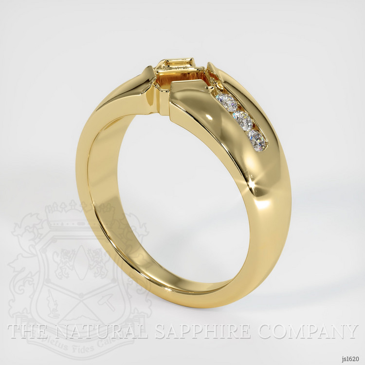 10K Yellow Gold Men's Ring Setting
