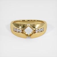 10K Yellow Gold Men's Ring Setting Image