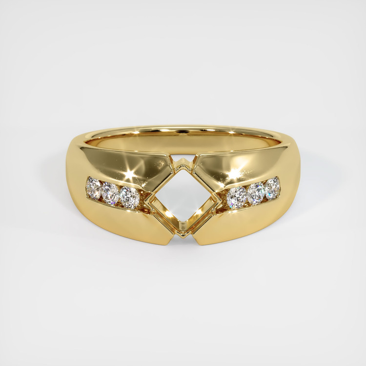 10K Yellow Gold Men's Ring Setting