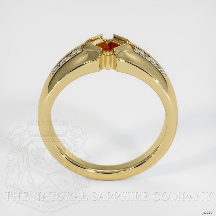 10K Yellow Gold Men's Ring Setting