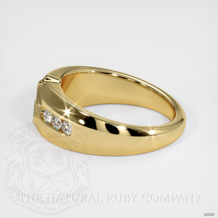 14K Yellow Gold Men's Ring Setting