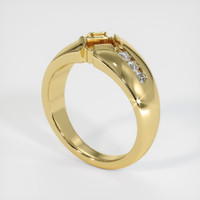 18K Yellow Gold Men's Ring Setting Video