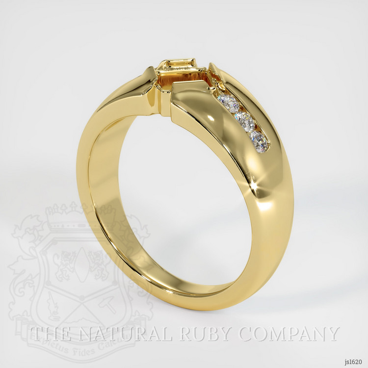 18K Yellow Gold Men's Ring Setting