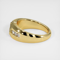 18K Yellow Gold Men's Ring Setting Image